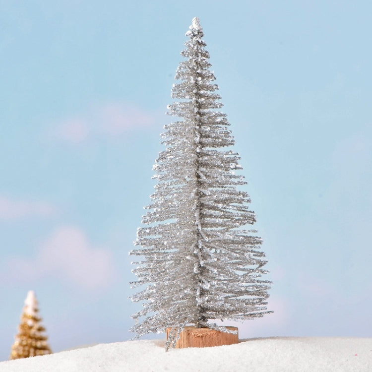 4pcs Christmas Tree Micro Landscape Accessories PVC Home Decoration Ornaments