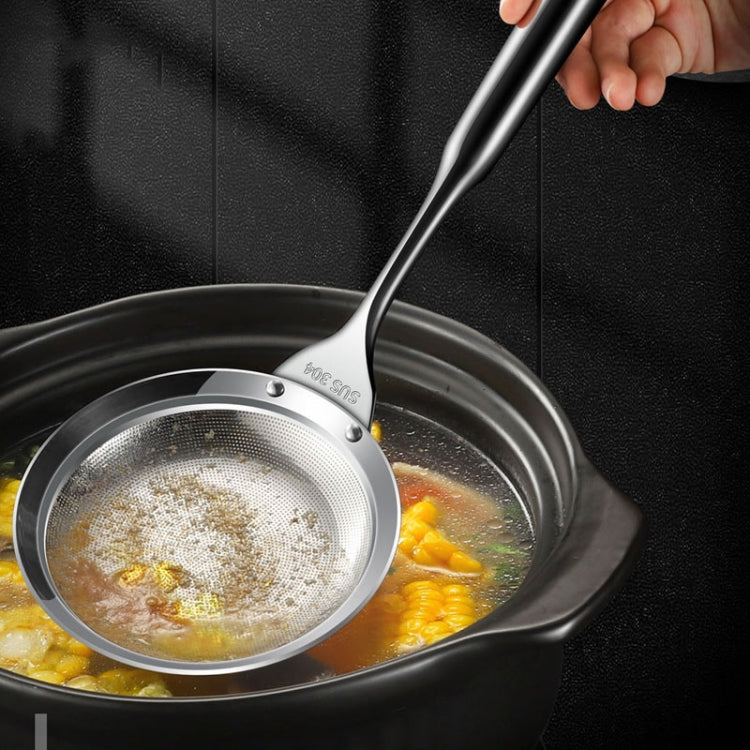 Kacheeg 304 Stainless Steel Soymilk Spoon Kitchen Oil Filter Ladle