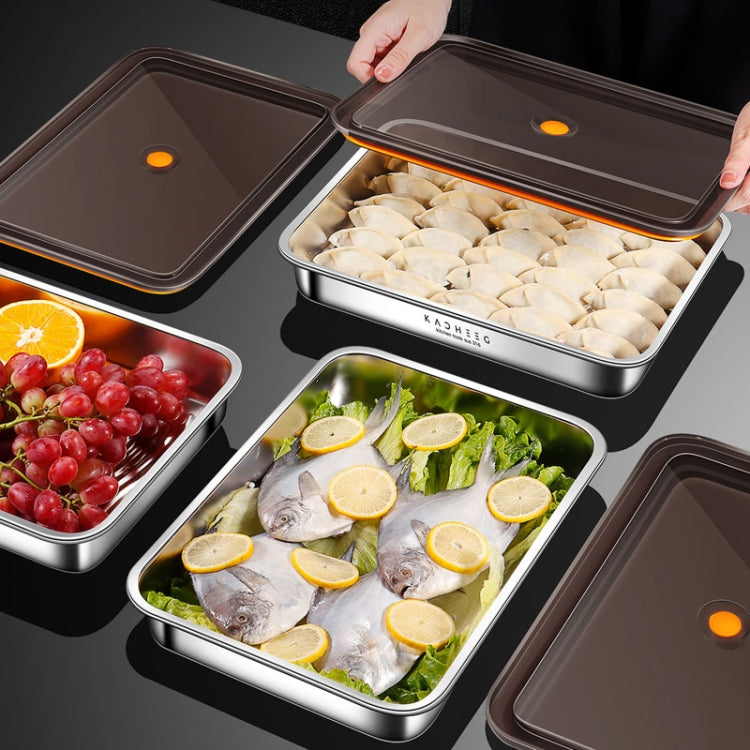 Kacheeg Refrigerator Dumpling Storage Box Home Use Wonton Freezer Organizer