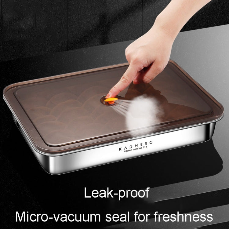 Kacheeg Refrigerator Dumpling Storage Box Home Use Wonton Freezer Organizer