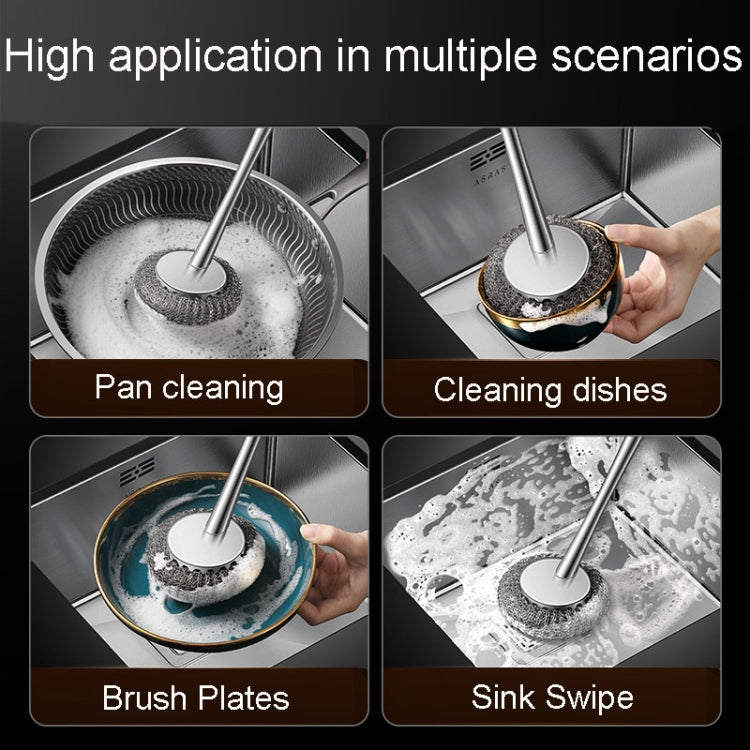 Kacheeg 304 Stainless Steel Pot Brush Kitchen Cleaning And Dishwashing Tools