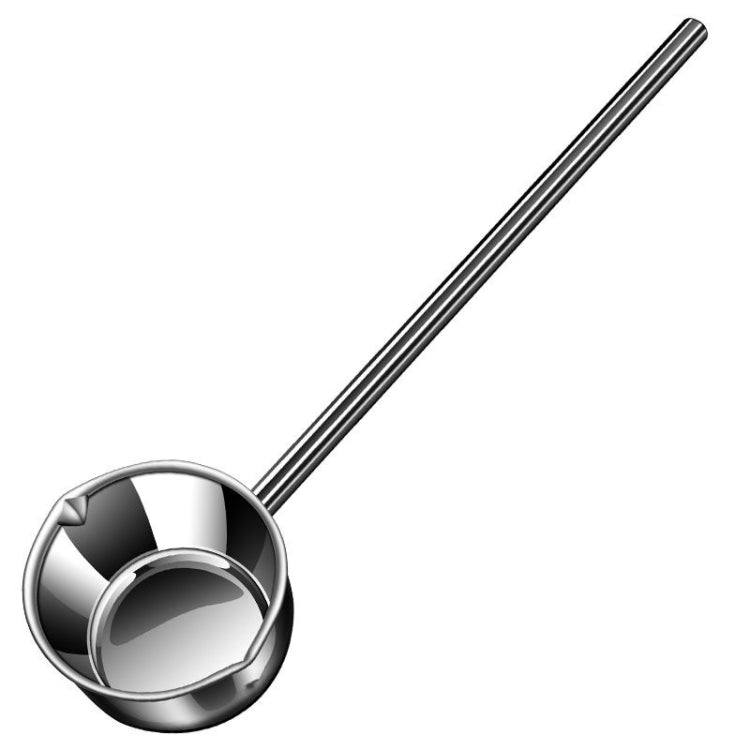 Kacheeg Stainless Steel Hot Oil Skillet Kitchen Small Oil Pouring Spoon