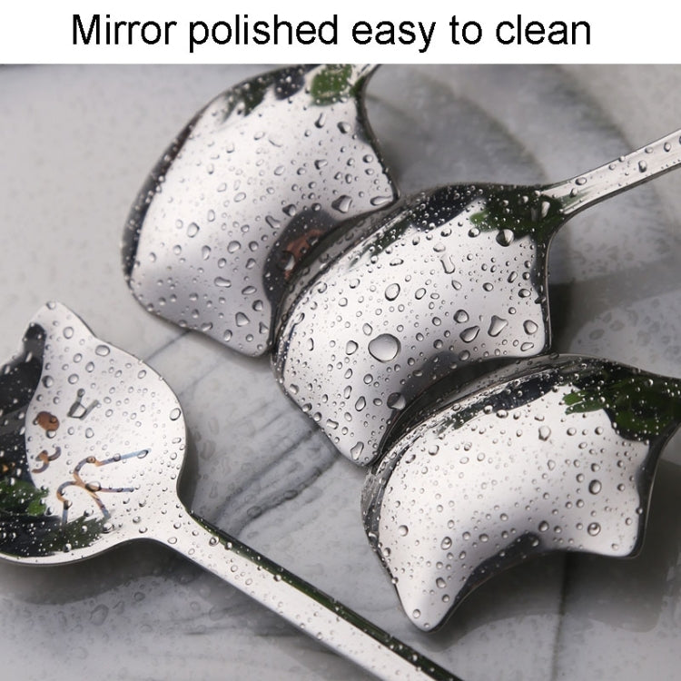 Kacheeg Stainless Steel Cats Spoon Cute Coffee Dessert Ladle Stirring Stick