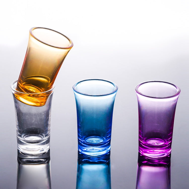 35ml Bar Party Acrylic Colorful Cup Mini Liquor Glass