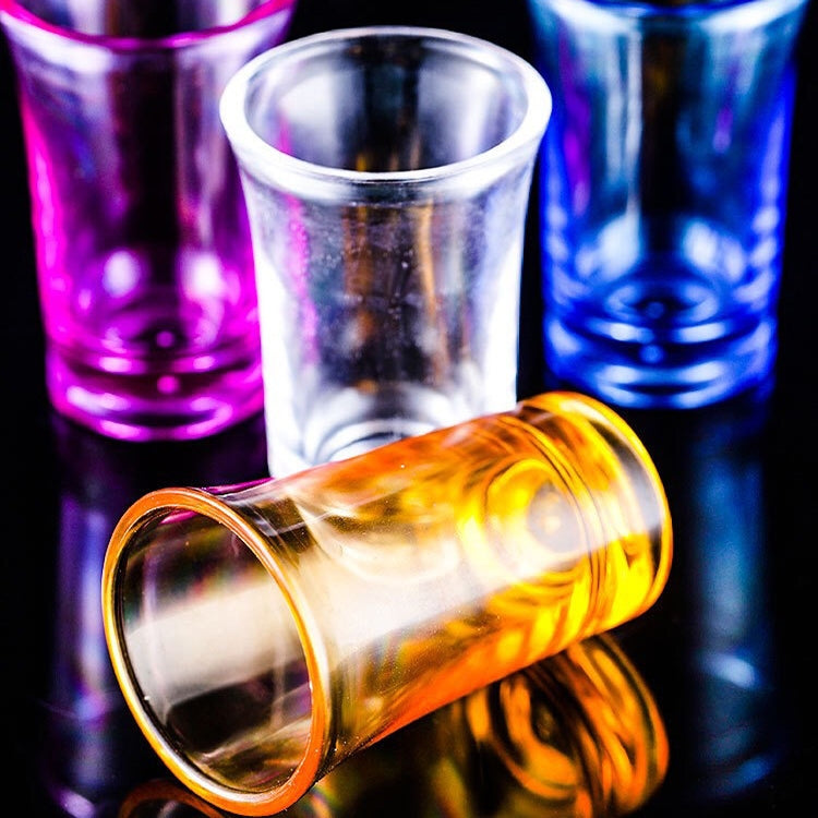 35ml Bar Party Acrylic Colorful Cup Mini Liquor Glass
