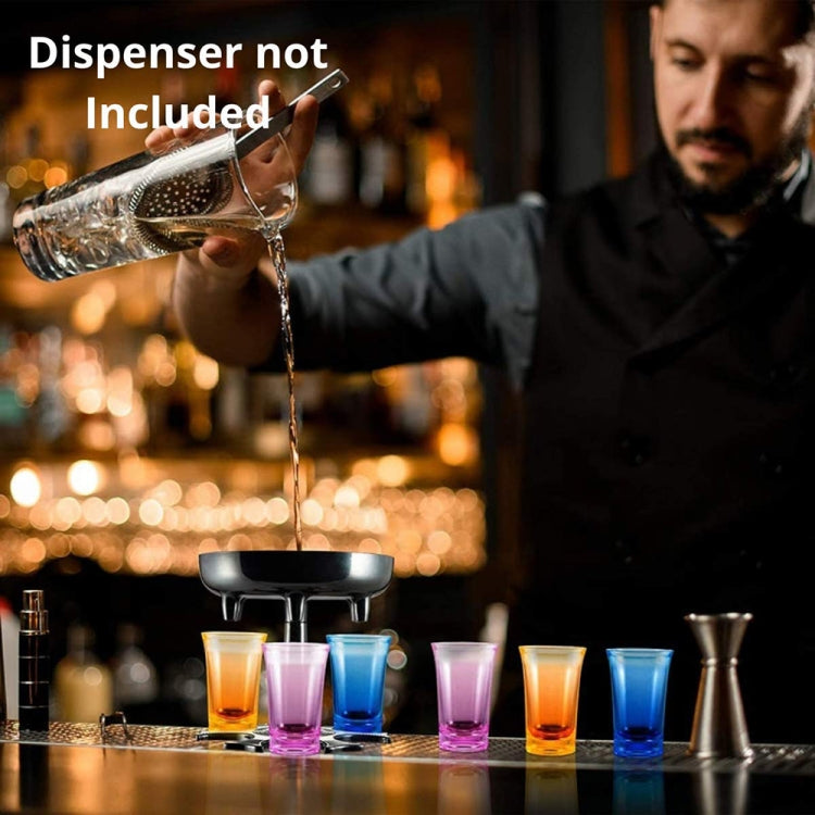 35ml Bar Party Acrylic Colorful Cup Mini Liquor Glass