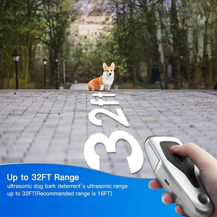 Dual Probe Dual Drive Ultrasonic Stop Barker Pet Trainer