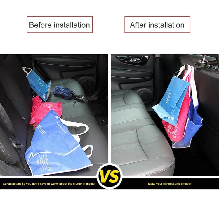 Car Back Seat Double Hook Phone Holder