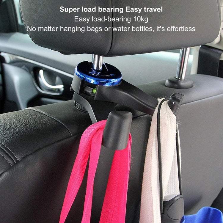 Car Back Seat Double Hook Phone Holder