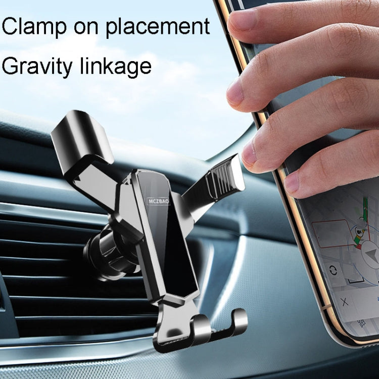 MCZBAO Car Gravity Cell Phone Holder Automotive Multifunctional Mirror Telescopic Navigation Mount