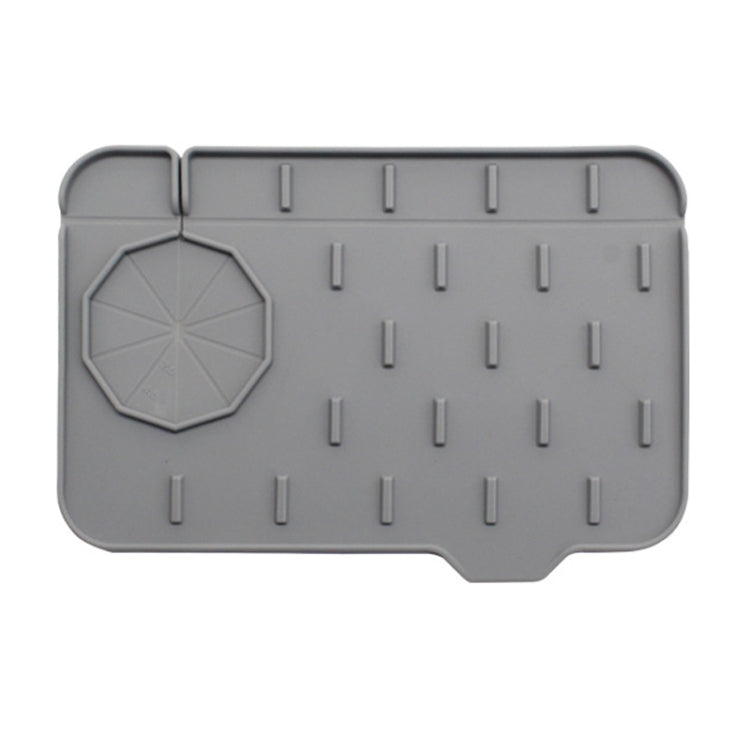 Silicone Faucet Anti-splash Drain Tray Sink Storage Mat