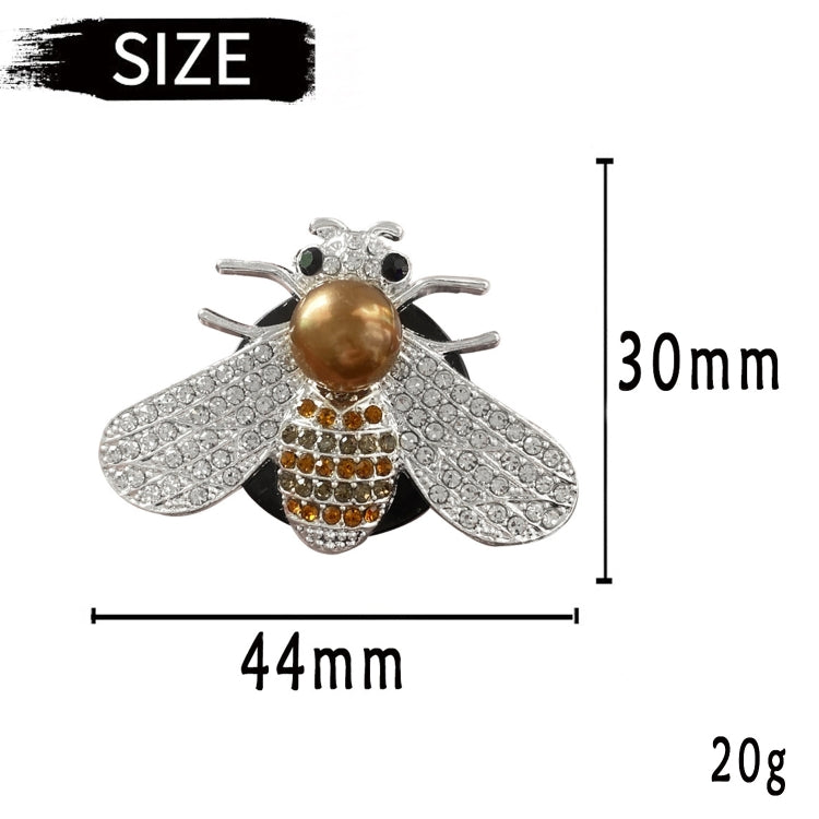 Pearl-encrusted Little Bee Car Air Conditioner Air Outlet Decoration Aromatherapy Clip