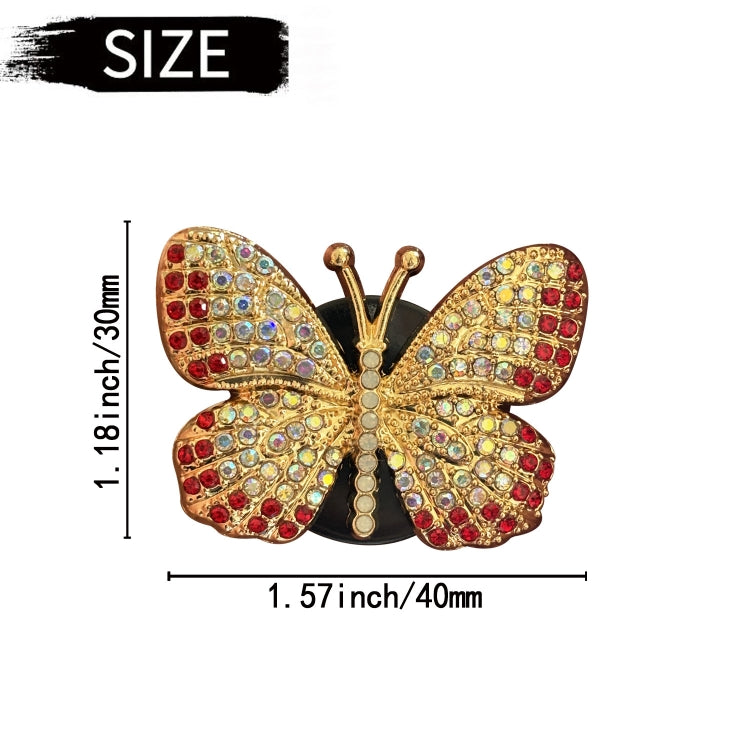 Butterfly Diamond Car Interior Air Outlet Aromatherapy Clip
