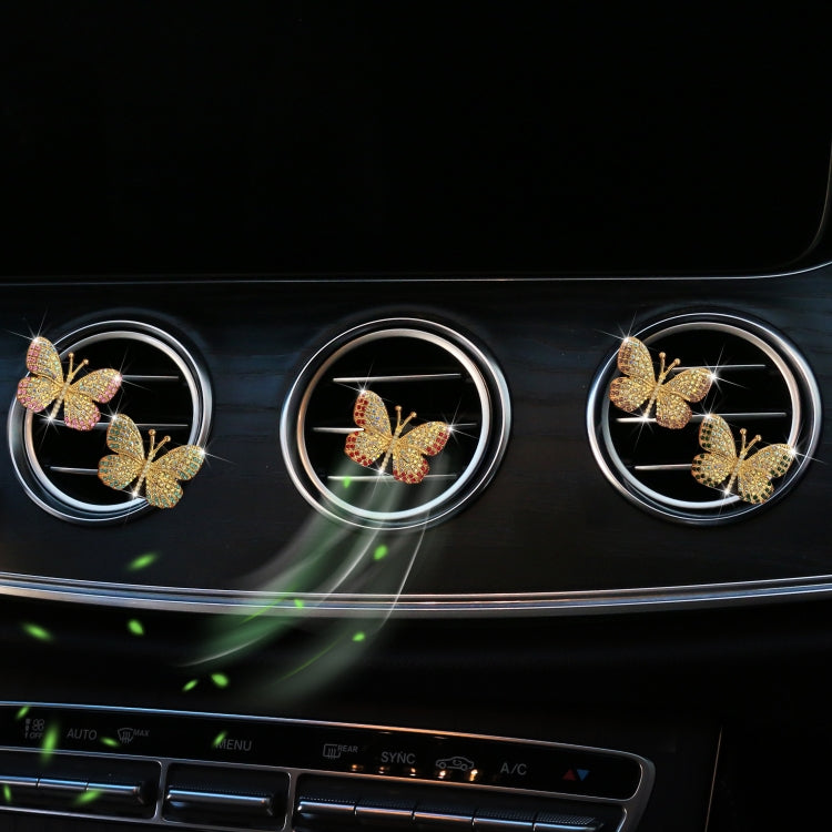 Butterfly Diamond Car Interior Air Outlet Aromatherapy Clip