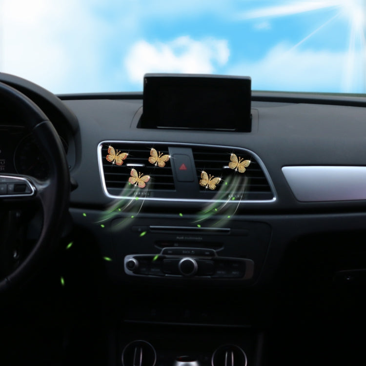 Butterfly Diamond Car Interior Air Outlet Aromatherapy Clip