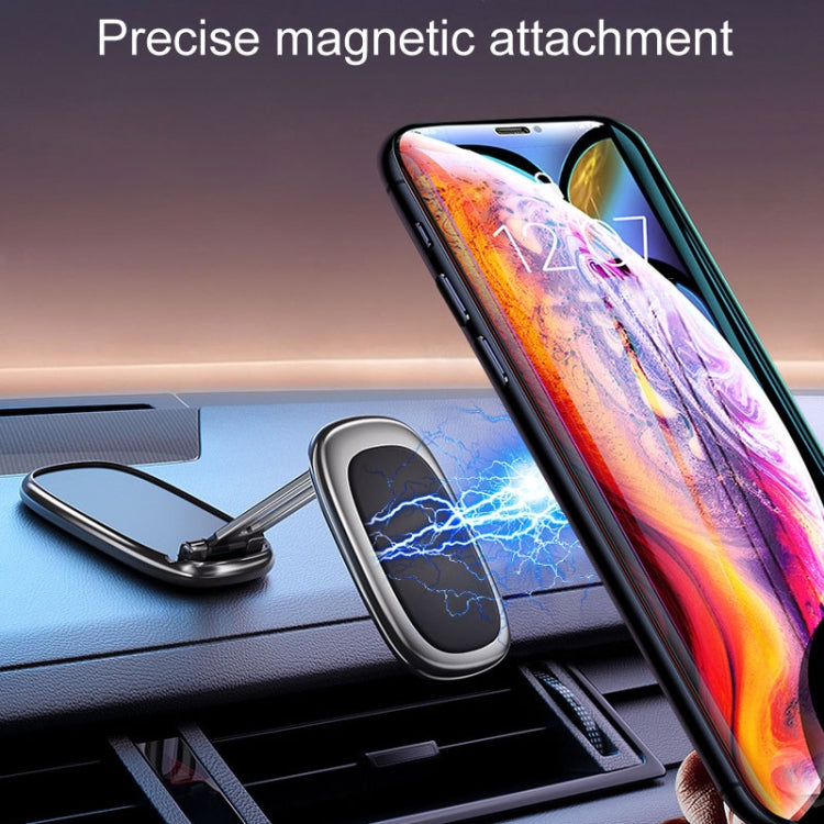Magnetic Car Phone Holder Automobile Rotatable Multifunctional Folding Stands