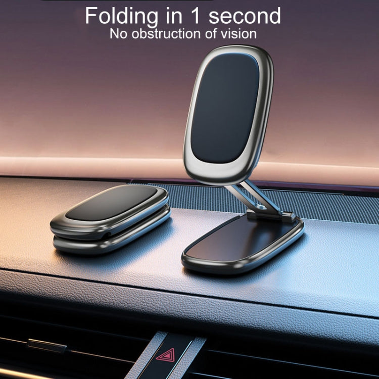 Magnetic Car Phone Holder Automobile Rotatable Multifunctional Folding Stands