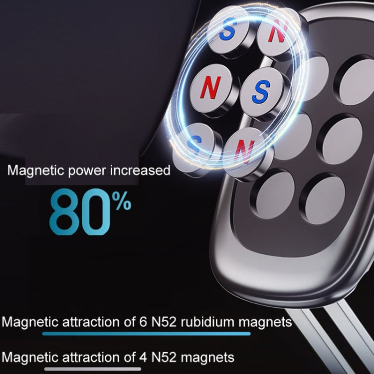 Magnetic Car Phone Holder Automobile Rotatable Multifunctional Folding Stands