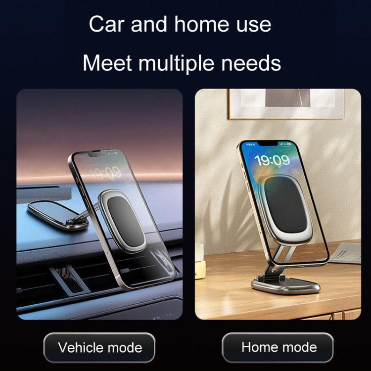 Magnetic Car Phone Holder Automobile Rotatable Multifunctional Folding Stands