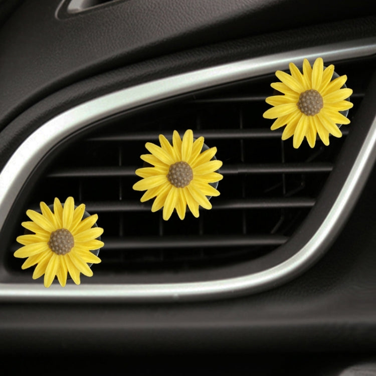 Colorful Resin Daisy Car Air Vent Aromatherapy Decorative Clip