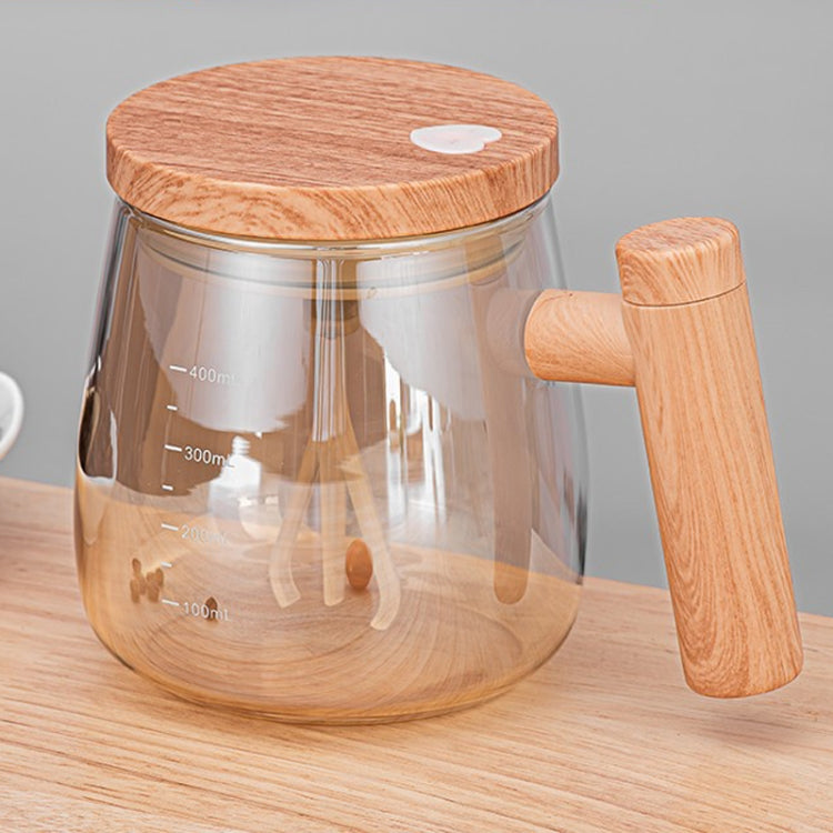 400ml Automatic Stirring Mug Maple Electric Coffee Cup