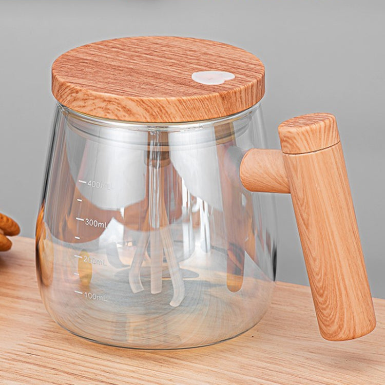 400ml Automatic Stirring Mug Maple Electric Coffee Cup