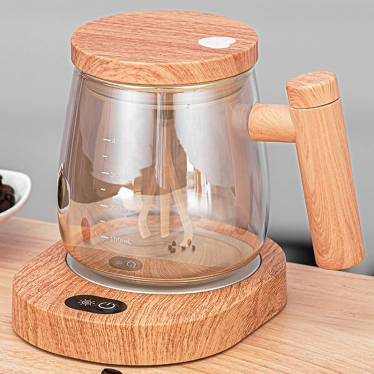 400ml Automatic Stirring Mug Maple Electric Coffee Cup