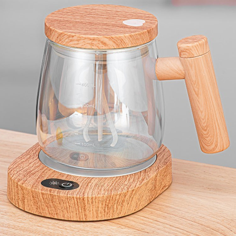 400ml Automatic Stirring Mug Maple Electric Coffee Cup