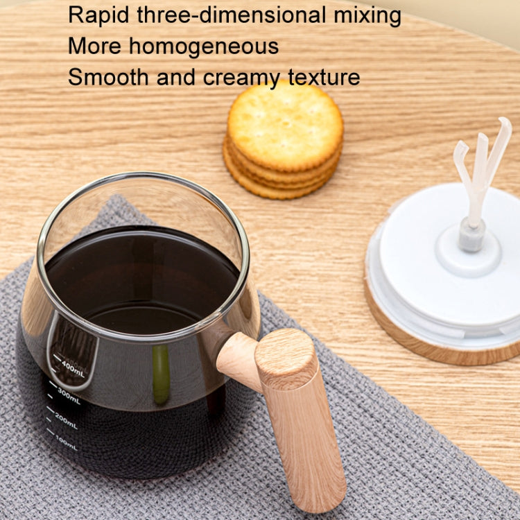 400ml Automatic Stirring Mug Maple Electric Coffee Cup