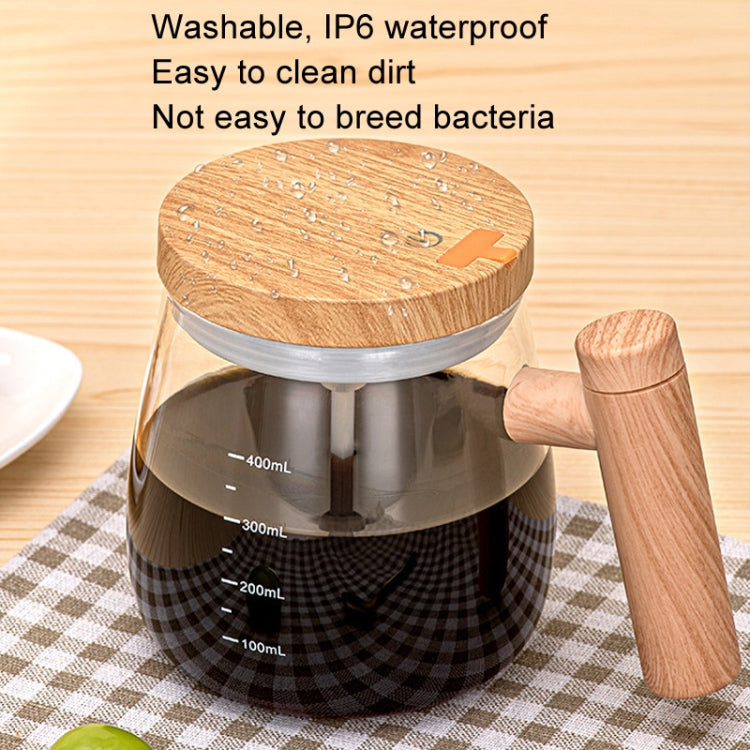 400ml Automatic Stirring Mug Maple Electric Coffee Cup