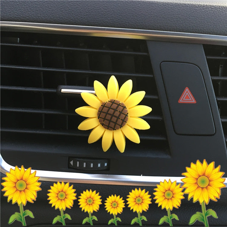 Sunflower Car Air Vent Aromatherapy Decorative Clip