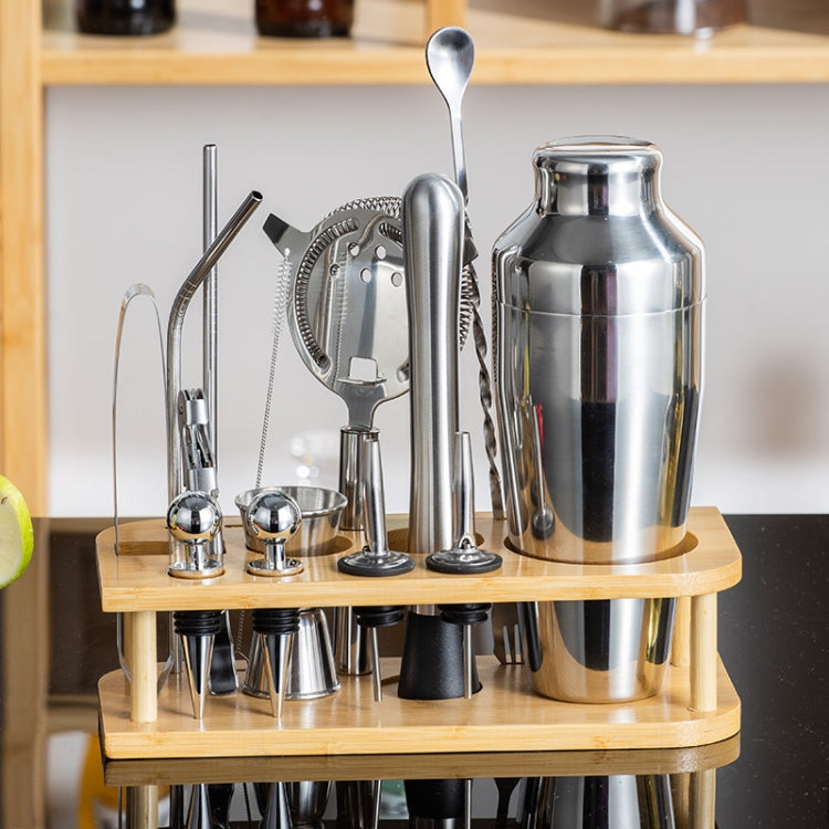 15 In 1 Stainless Steel Bartending Set Cocktail Shaker Bar Bartending Tools