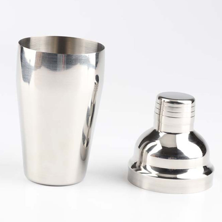 4 In 1 Stainless Steel Mixer Set With Bamboo Stand Shaker Tools
