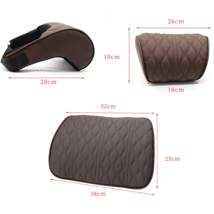 Car Seat Memory Foam Support Cushion