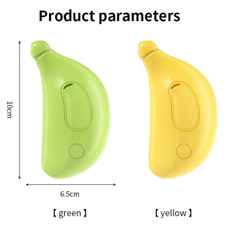 Banana Shape Pet Spray Massage Comb Electrical Cleaning Brush Hair Removal Comb For Dogs And Cats