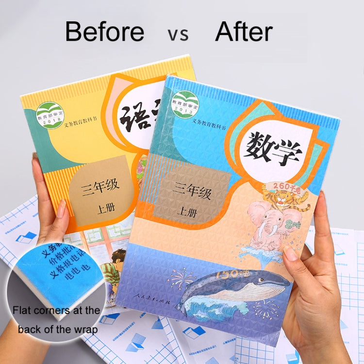 Textbook Self-Adhesive Transparent Waterproof Book Cover