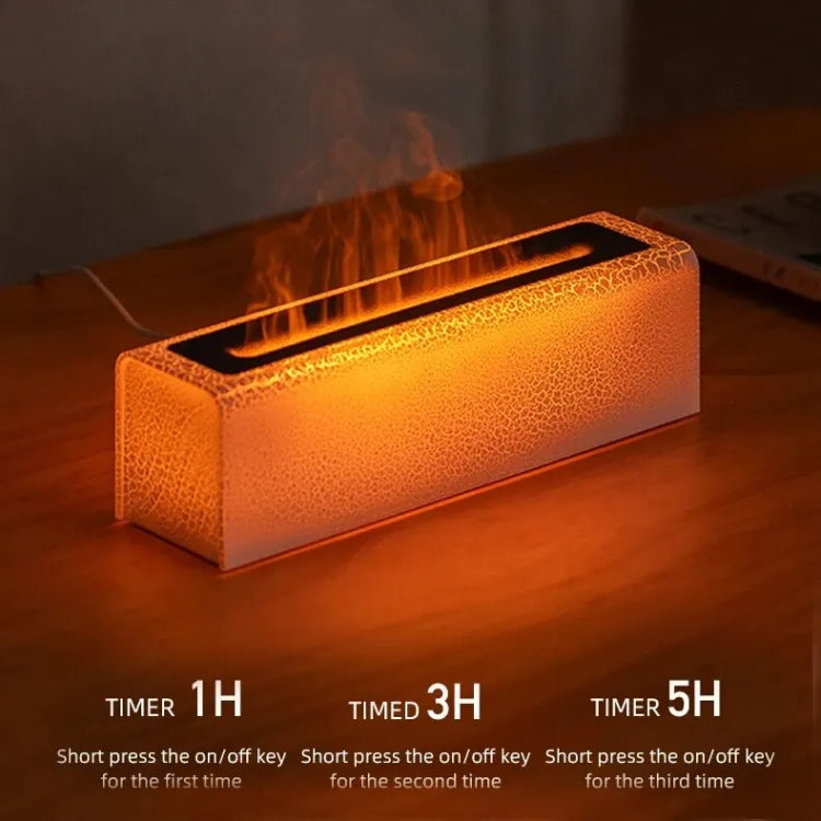 Lava Flame Aromatherapy Machine Air Atomizing Humidifier With Colorful Light