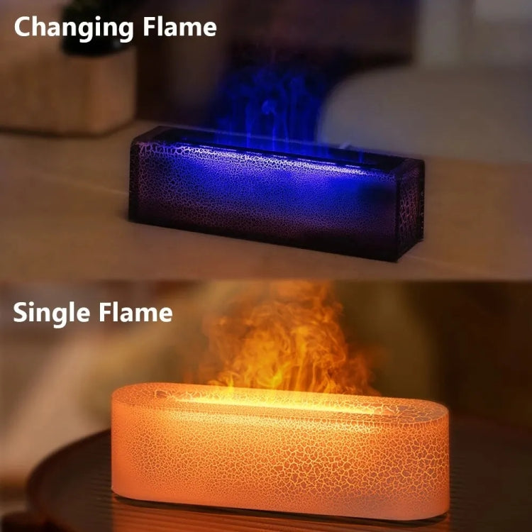Lava Flame Aromatherapy Machine Air Atomizing Humidifier With Colorful Light