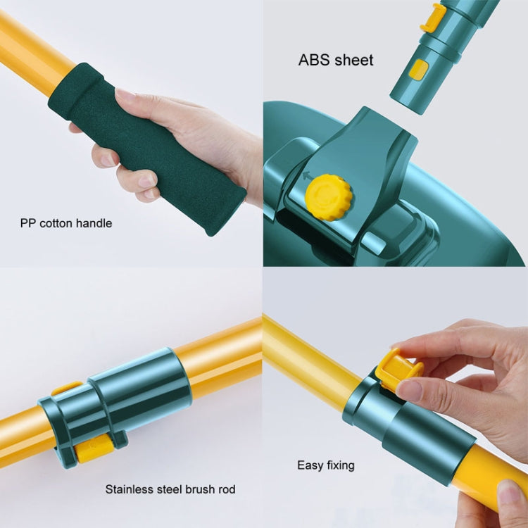 Curved Rod Car Wash Mop Retractable Cleaning Tool No Harm Car Special Soft Brush