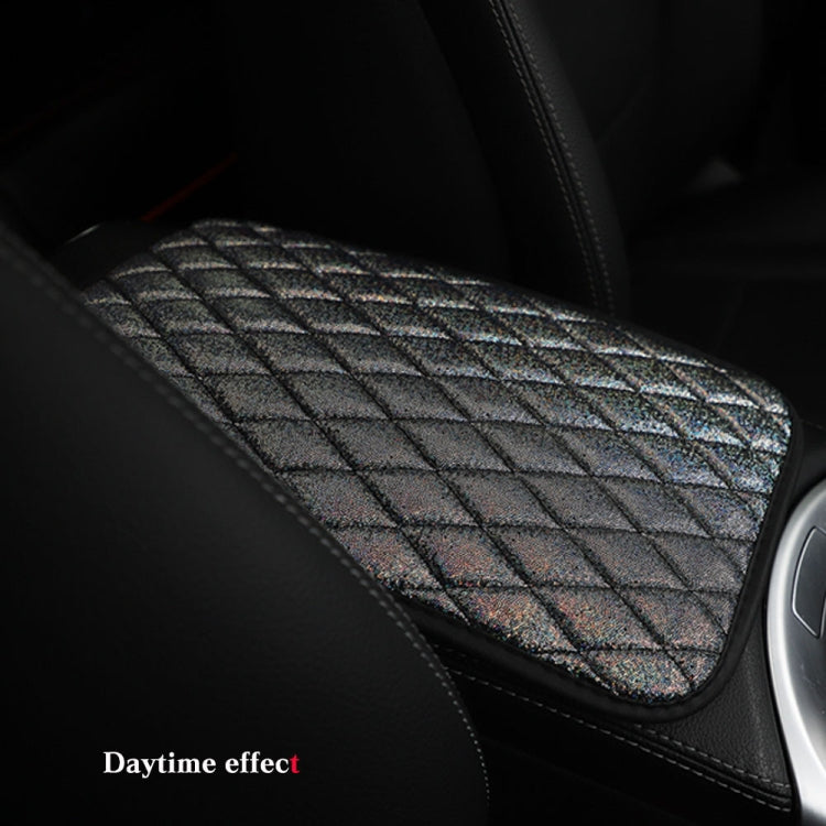 Glitter Car Center Console Cover Mat PU Leather Car Armrest Cover