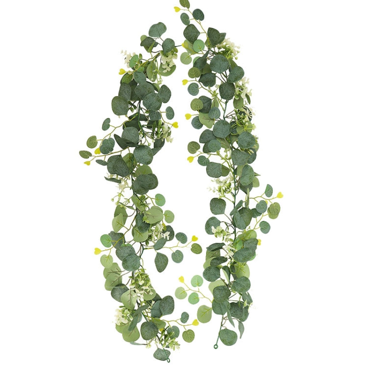 180cm Simulation Greenery Eucalyptus Ivy Leaf Rattan Hanging Fake Flower Decoration Rattan