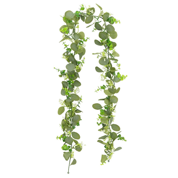 180cm Simulation Greenery Eucalyptus Ivy Leaf Rattan Hanging Fake Flower Decoration Rattan