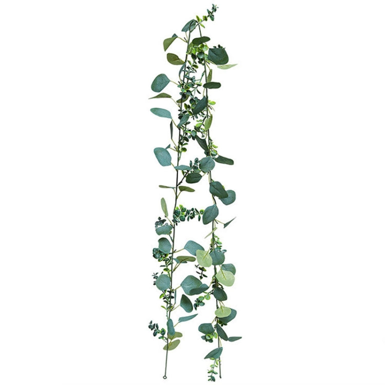 180cm Simulation Greenery Eucalyptus Ivy Leaf Rattan Hanging Fake Flower Decoration Rattan