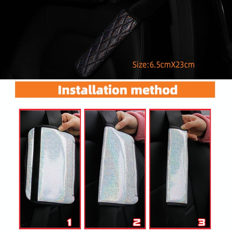 Glitter Car Seat Belt Cover Shoulder Pads Car Accessories