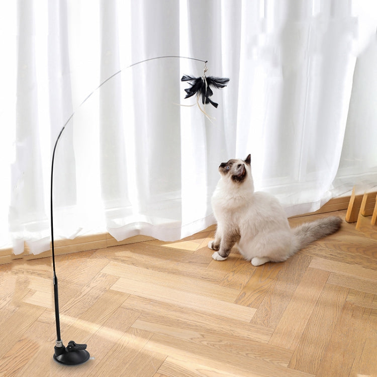 Suction Cup Funny Cat Wand Toy Cat Playing Pole