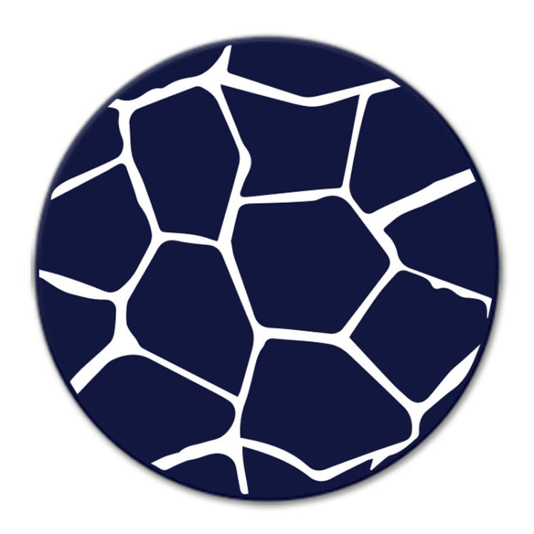 9.8x0.3cm Round Soft Silicone Coaster Non-Slip Heat Insulation Mat