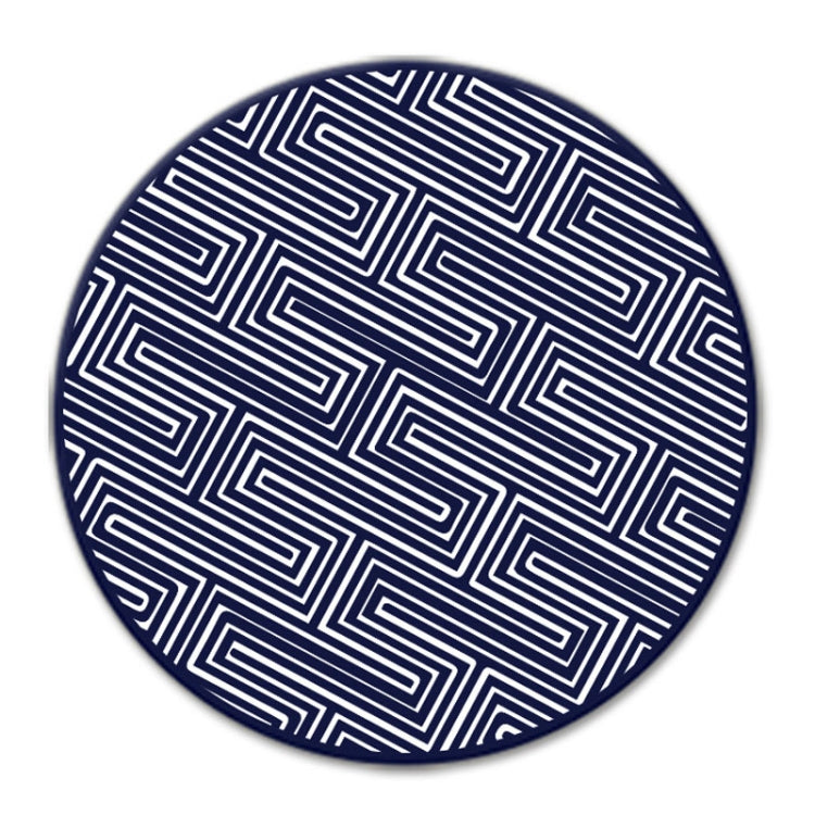 9.8x0.3cm Round Soft Silicone Coaster Non-Slip Heat Insulation Mat
