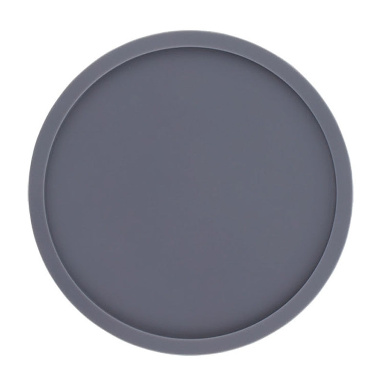 10cm Simple Round Thickened Silicone Coaster Anti-Slip Heat Insulation Anti-Scald Tea Cup Table Mat