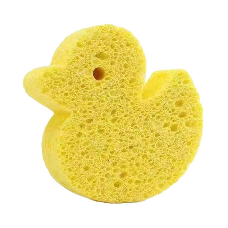 Baby Bathing Wood Pulp Sponge Cute Cartoon Soft Bath Sponge Bath Scrubber
