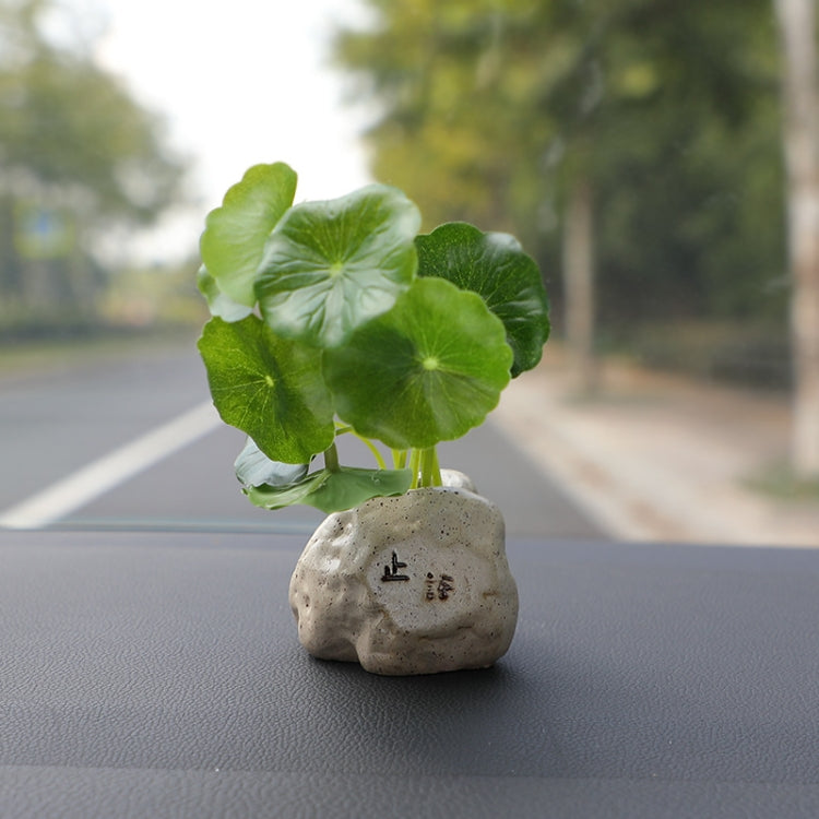 Mini Car Potted Ornaments Decoration Simulated Flower Pots